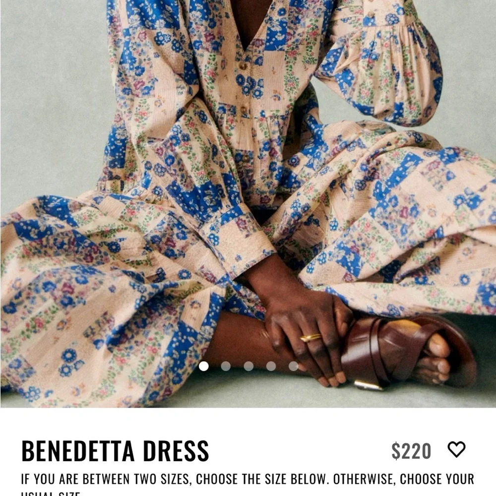 Sezane Benedetta Patchwork Print Dress - Picture 8 of 15